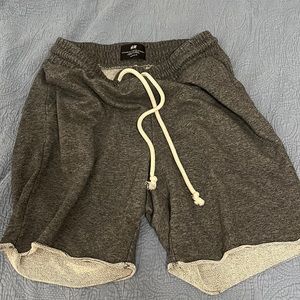 Mens Grey Knit H&M Shorts